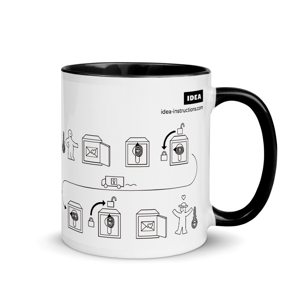 PUBLIK KEY KRYPTO (two-colored mug) - IDEA Instructions Store